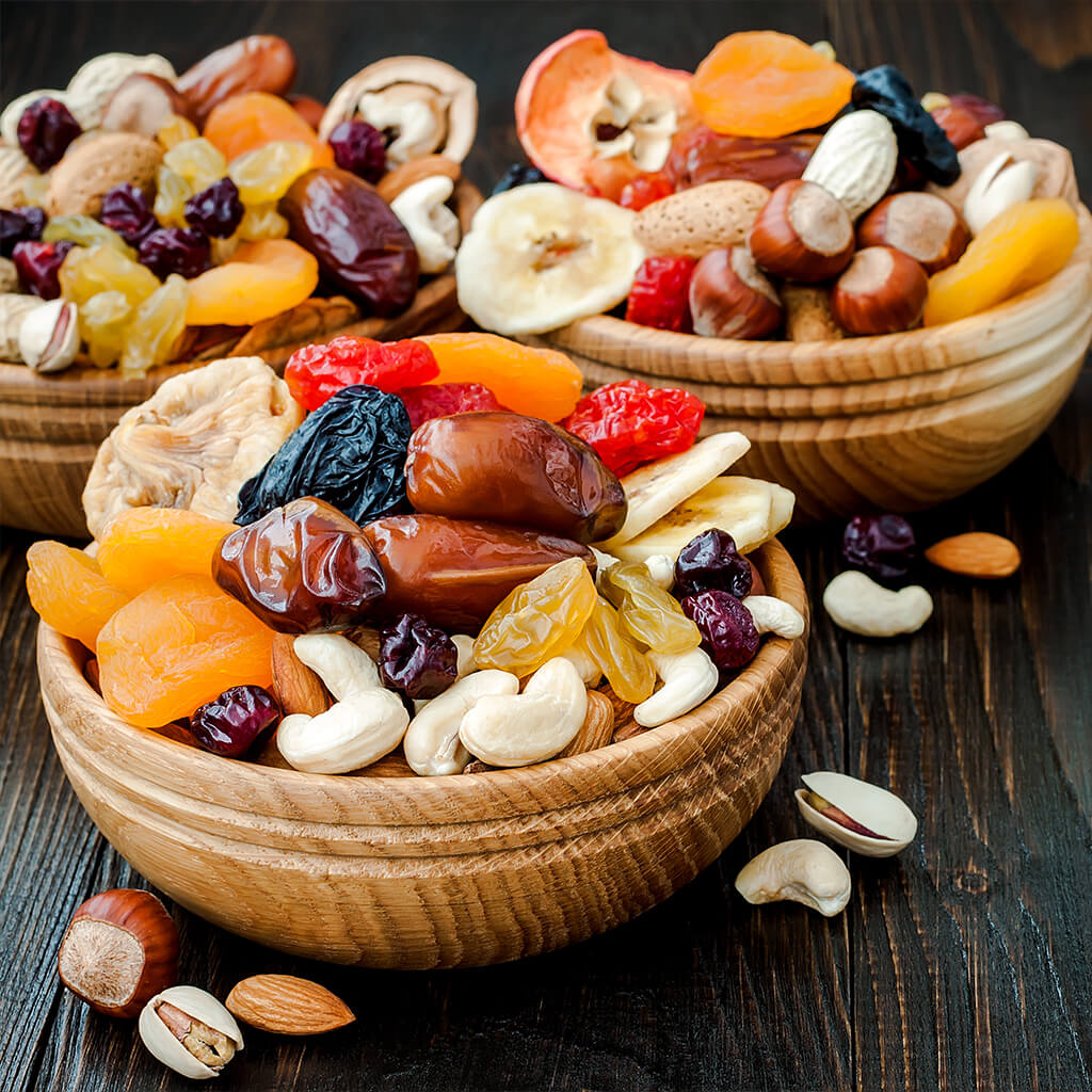 Dried fruits and nuts: everything you need to know