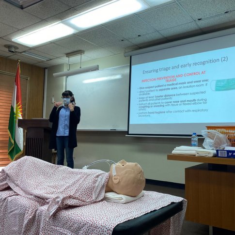 Refuerzo de los recursos humanos para la salud en la provincia de Duhok