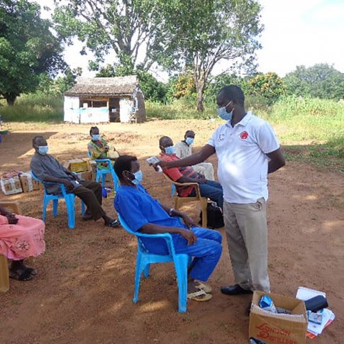 Respuesta de emergencia a COVID-19 en el oeste de Bahr el Ghazal mediante el refuerzo de 6 centros de salud periféricos